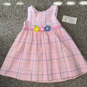 NWT Florence Eiseman Seersucker Dress with Flowers